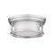 Z-Lite Willow 2 Light Flush Mount, Brushed Nickel, Inner White & Outer Clear 426F12-BN - alternate 2